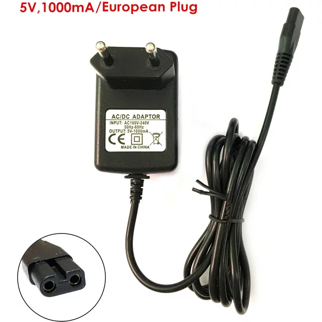 Kemei KM-1986 Original Hair Clipper Charger EU Plug Power Supply Adapter KM-1987 KM-1977 KM-1983 KM-1984 KM-1976 Hair Clipper