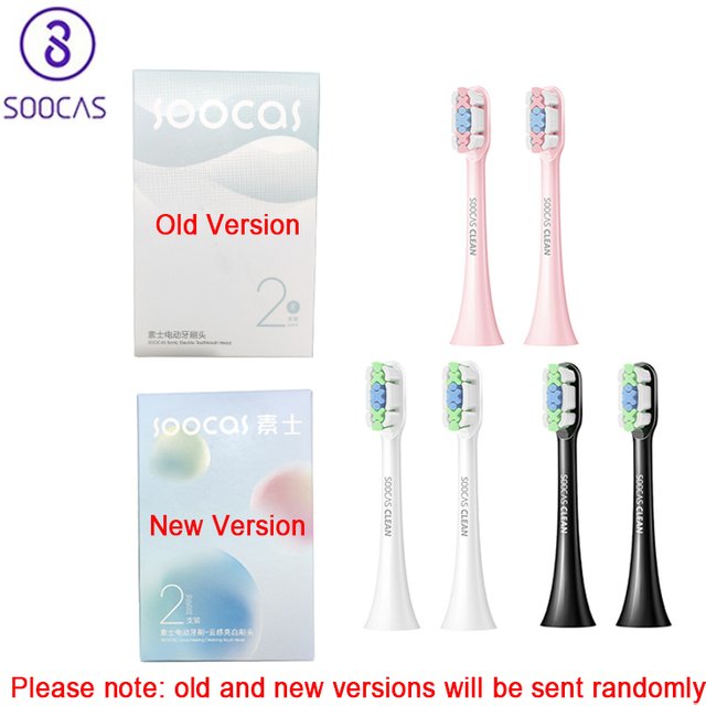 Original SOOCAS Electric Toothbrush Heads Replacement SOOCAS X1 X3 X3U X5 sonic teeth brush replacement heads