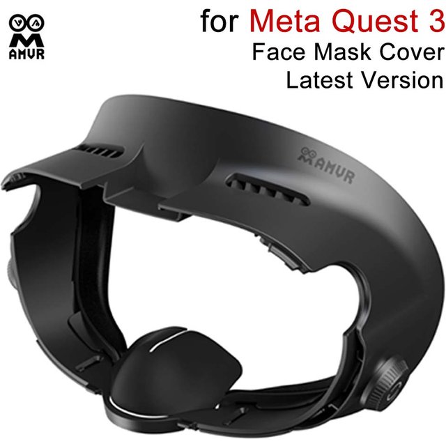 Couverture faciale Mack pour Meta Quest 3, dernière Version, Interface faciale, remplacement de
