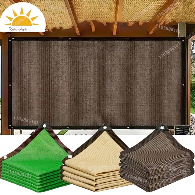 Multi Colored Garden Shade Net, Terrace Shade Net, Camping Shade Net, UV Protection, HDPE Sunscreen Cloth