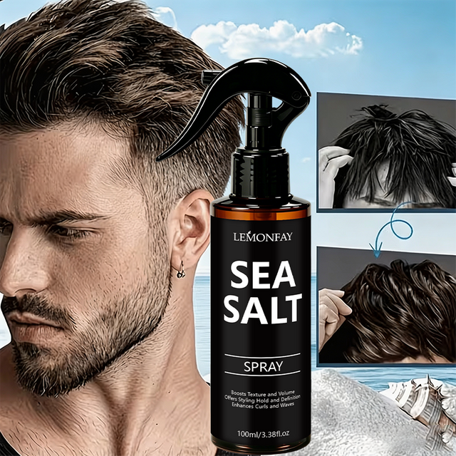 Sea Salt Hair Styling Spray Texturizing Volumizing Spray Light‑Hold Beach Wave Spray Boost Volume Enhance Curls Wavy Hair Care