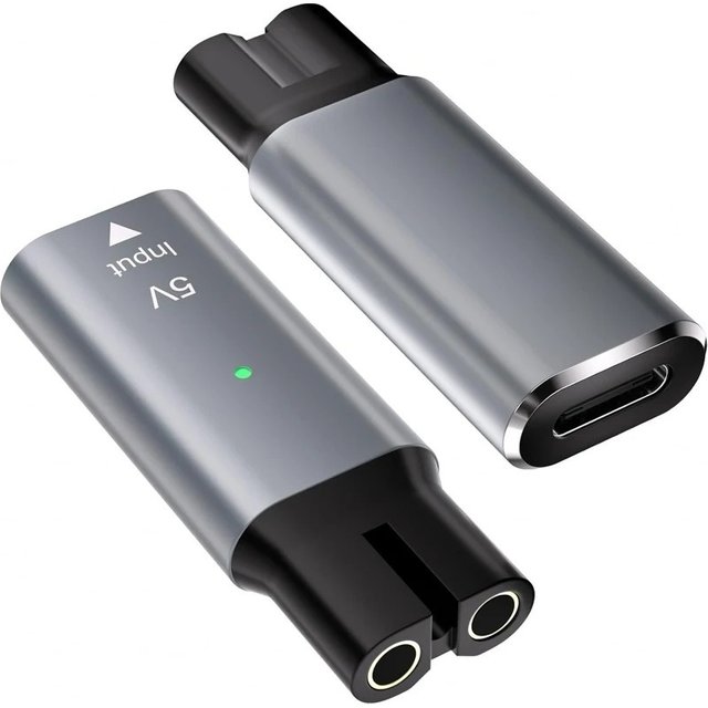 5V Type C Charging Adapter Converter for Philips OneBlade QP2724 QP2834 QP4530 QP1924 QP1324 Electric Shaver