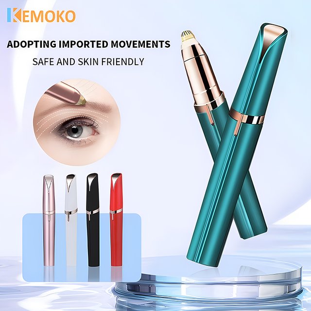 Electric Eyebrow Trimmer USB Charger Security Hair Removal Eye Brow Epilator Shaper Shaver Painless Razor Facial Hair Remover