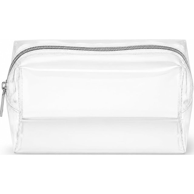 Clear Pencil Case PVC Zippered Pouch Travel Toiletry Bag Portable Makeup Bag Multipurpose Transparent Large Capacity Storage Bag