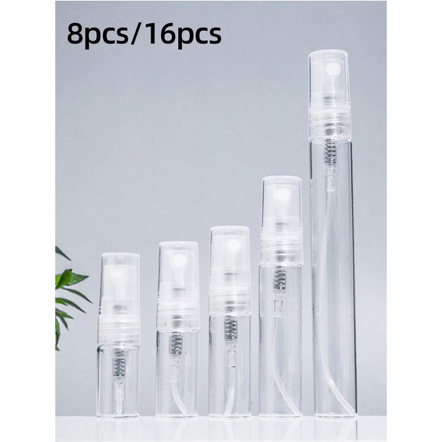 Meilleure vente 8/16/pièce 2 3 5 10ml bouteille de parfum en verre Transparent de haute qualité Mini