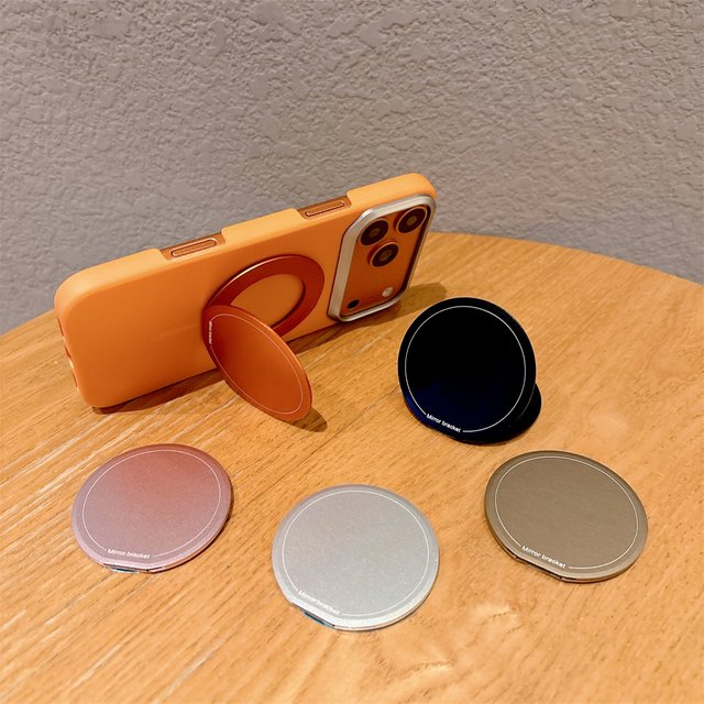 Mirror Bracket Folding Paste Phone Holder Angle Adhesive Paste Rack Support Finger For Universal Phone Grip Stand Makeup Mirror