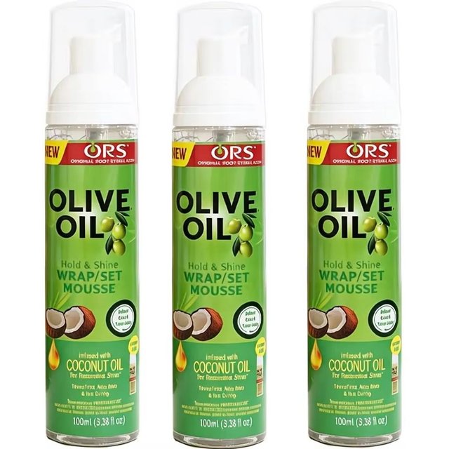 100ml Olive Oil Curly Hair Mousse, Anti‑Frizz Hair Styling Foam, Wig & Curly Hair Styling Mousse for women Home Salon Hair Care