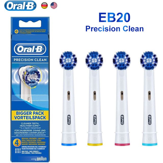 Original Oral B Electric Toothbrush Replacement Brush Heads 1-12pcs Precision Deep Clean Teeth Whitening Refill Remove Plaque