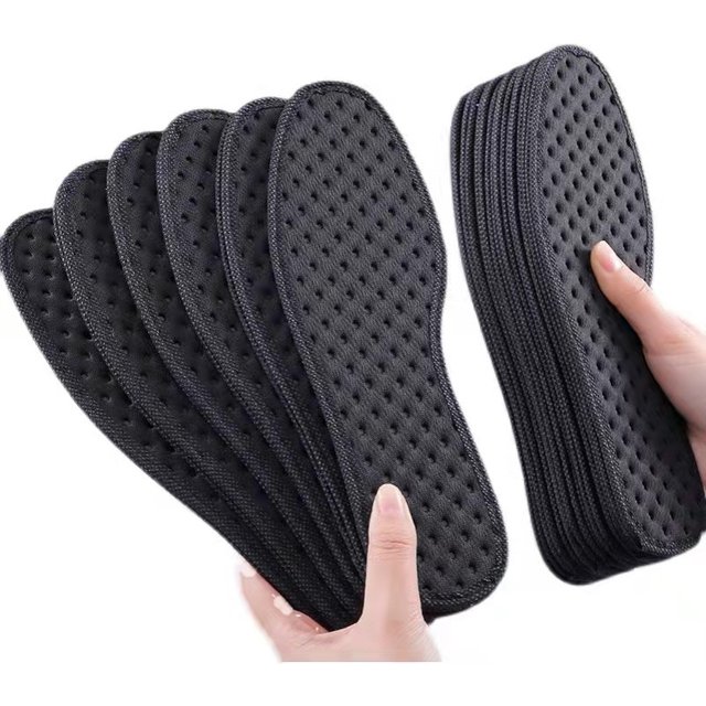 1 Pair Plant Insoles For Shoes Bamboo Charcoal Antibacterial Deodorant Running Sports Insole Feet Shock Absorbing Shoe Sole