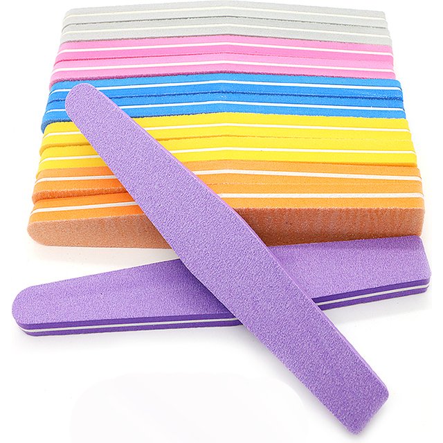 5/10pcs 100/180 Grit Nail Buffer Block Nail Polishing Files Buffer Sponge Sanding Washable Nail Polish Blocks UV Gel Pedicure