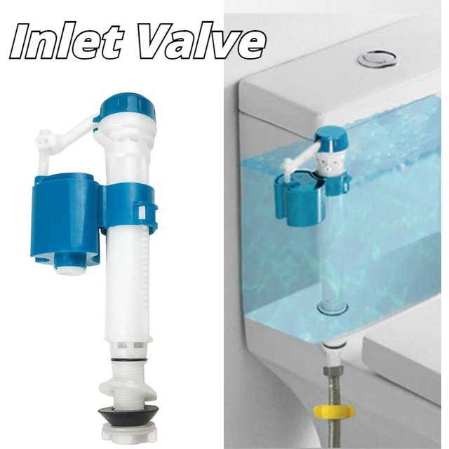 Ensemble universel de raccords de réservoir d'Eau de toilette, vannes de sortie d'admission à double chasse d'eau, accessoires de Valve à flotteur pour l'efficacité de l'eau