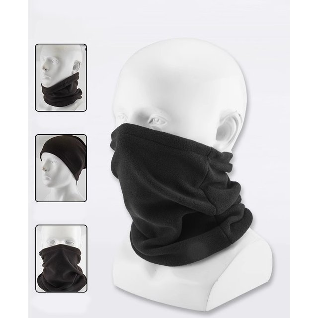 Winter MotorcycleWarm Mask Men Women Fleece Neck Outdoor Warmer Windproof Scarf Camping Hiking Balaclava Cycling Face Mask