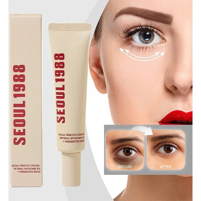 Seoul 1988 Retinol Eye Cream 4% Anti Aging Eye Treatment Dark Circles Wrinkles Puffiness Firming Lifting Eye Cream for women