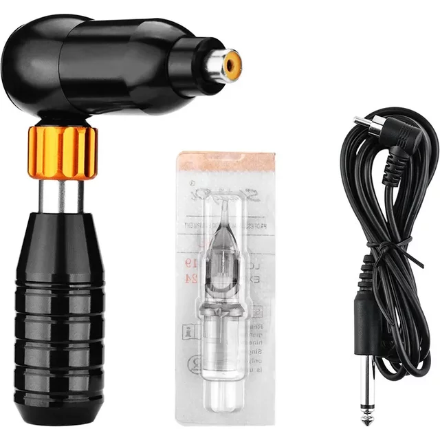 Tattoo Motor Machine Pen Cutting Line Fogging Integrated Machine Alloy Rotary Body Permanent Makeup Tattoo Gun RCA Interface