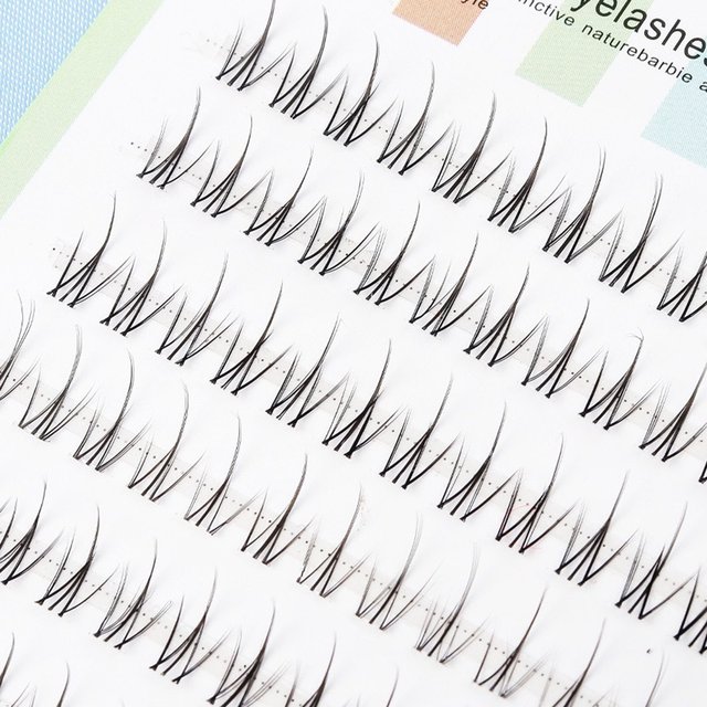 DIY Natural False Eyelashes Korean Style Cosplay Little Devil Lash Extension Maga Fake Eyelashes Daily Party Makeup Supplies