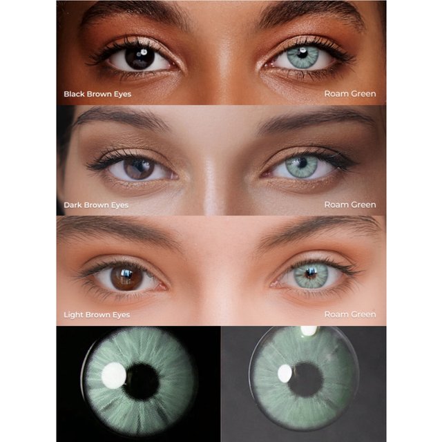 VISUASHOW Metcolor Myopia Grey Contact Lenses 2Pcs Half Year Use Small Pupil Cosmetics Prescription Eye Contacts With Power