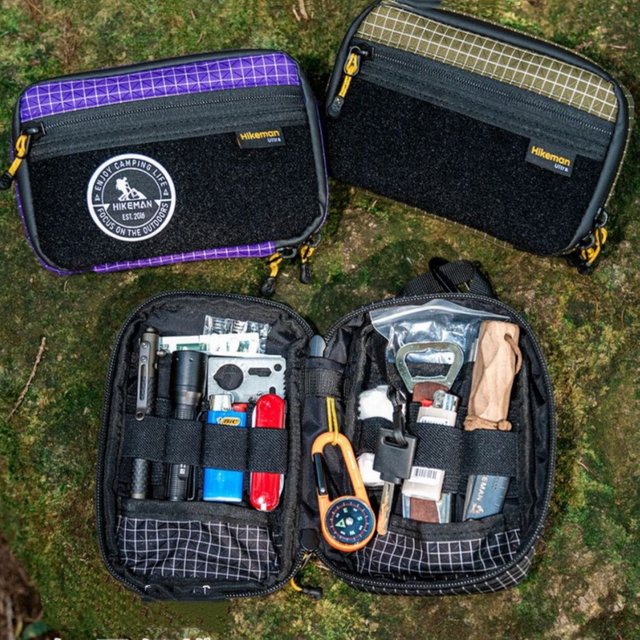 Sac de rangement tactique EDC pour activités de plein air, sac à outils, trousse de premiers secours miniature et portable.