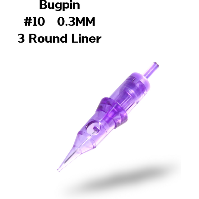 10/20/50/100/200PCS 3 Round Liner Tattoo PRO Cartridge Needles rl3 #10 Bugpin Sterilized Makeup Permanent Safety Tattoo Needles