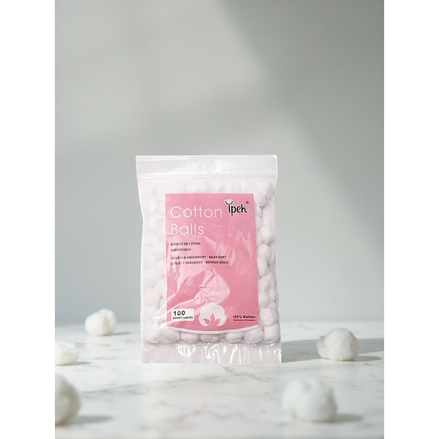 100PCS Nail Art Cotton Balls Nail Polish Remover Cleaning Tool UV Gel Nail Tips Cleaner Manicure Accessories