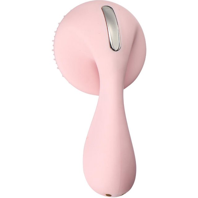 SJ01 Silicone Ultrasonic Facial Brush Cleansing Brush Face Body Cleanser 4 Modes with Rotating Magnetic Beads Skin Rejuvenation