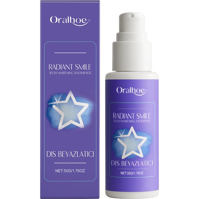 Purple Whitening Toothpaste Deep Cleansing Plaque Oral Hygiene Teeth Bleaching Fresh Breath Teeth Stains Removing Toothpaste