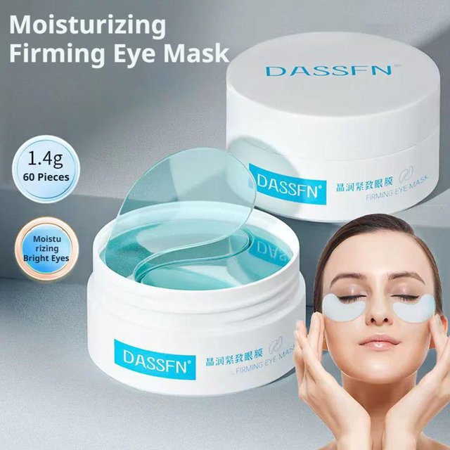 60pcs Seaweed Eye Patches Deep Moisturizing Anti Dark Circles Fade Fine Lines Crystal Eye Mask Smooth Skin Care