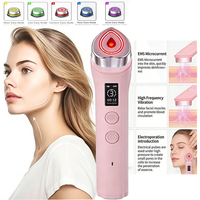Appareil de massage facial EMS Age-R Booster, microcourant, lifting du visage, soin beauté