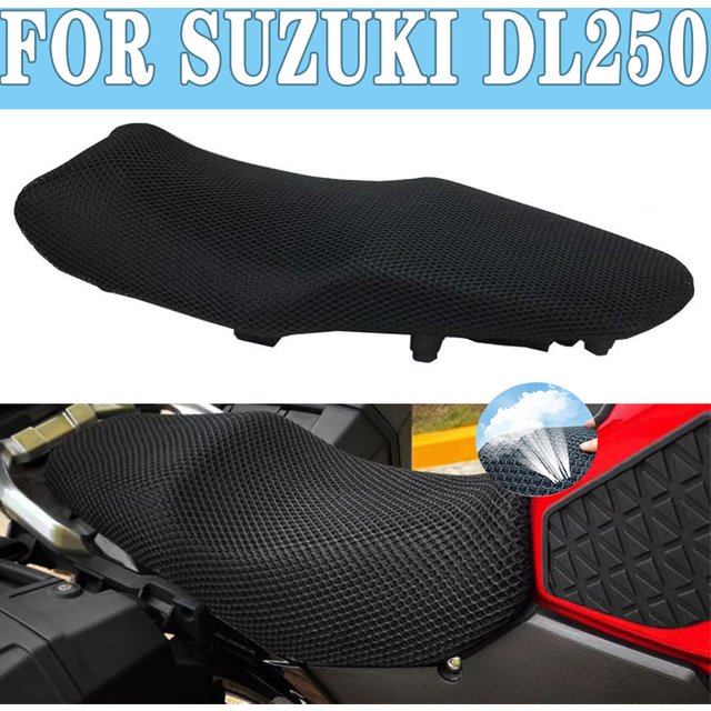 Motorcycle Seat Cushion Cover For Suzuki V-strom DL250 V strom DL 250 Sunscreen Breathable Heat Dissipation 3D