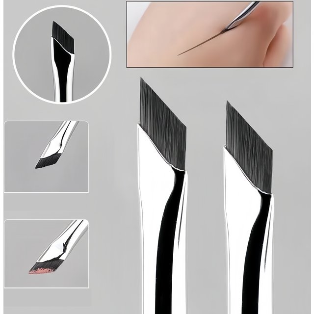 Upgrade Blade Eyeliner Brush Ultra Thin Fine Angle Flat Eyebrow Brush Liner Brow Place Makeup Brush Precise Detail Brush