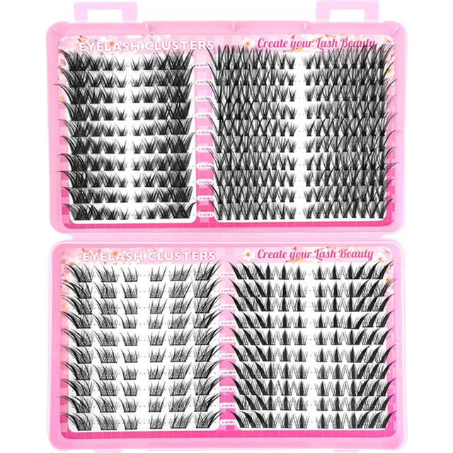 Mixed Segment Manga Eyelashes 10-16mm Fluffy Fairy False Lashes Vivid Daily Volume Lash Extension Makeup For Daily Party Wedding