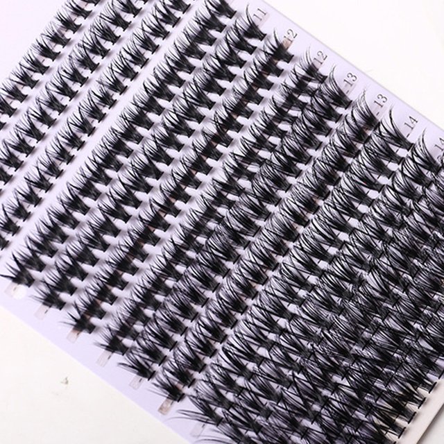14 Rows 280 Pcs 40D Mix 9-16mm Lash Clusters Natural Daily Wear False Eyelashes For Diy Makeup