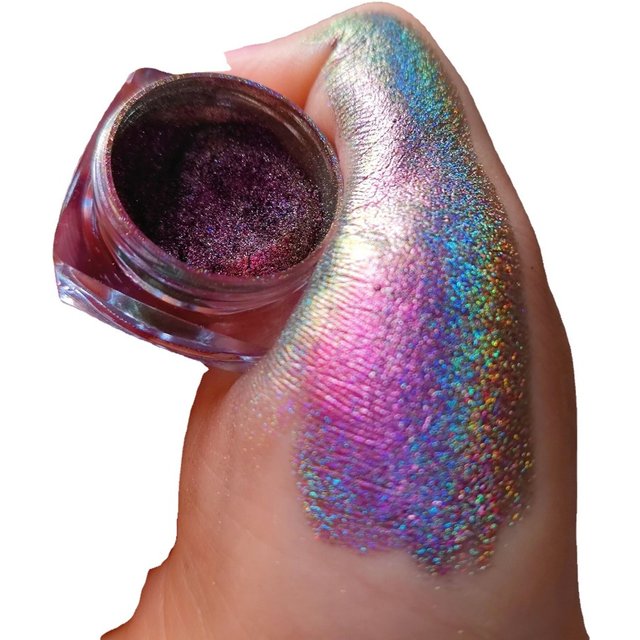 Rainbow MultiChrome Eyeshadow Powder 0.2g Eyeshadow Rainbow Eyeshadow Powder Glitter Shining Glitter Color Shift Eyeshadow Girl