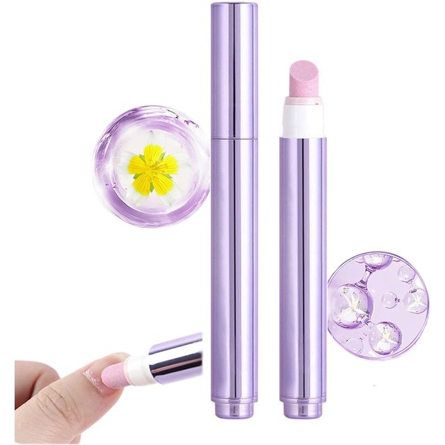 1/3Pcs 3 In 1 Nail Care Essentical Oil Pen Remover Dead Skin Burrs Nail Cuticle Pusher Strengthen Repair Damaged Nail Essent Oil