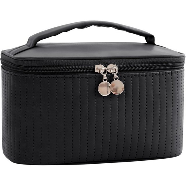 Multipurpose Travel Wash Storage Bag Cute Solid Color Portable Makeup Bag Large Capacity PU Leather Toiletry Organizer Outdoor