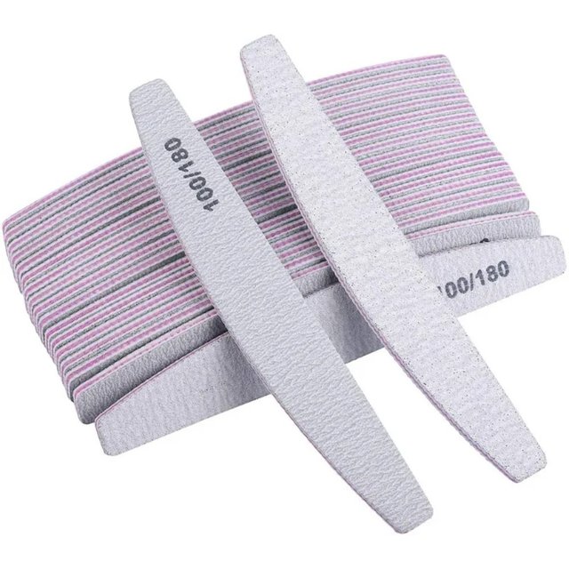 A100-Each package contains 5 pieces. Professional nail files. Reusable double-sided sanding board nail shaping beauty tools.
