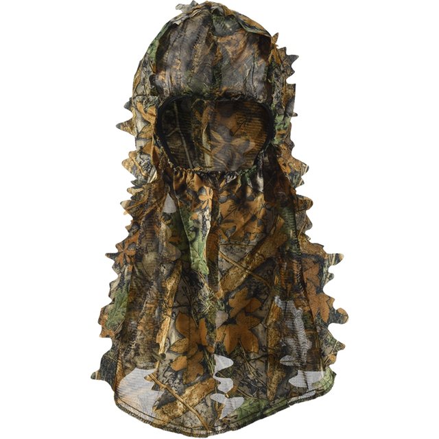 Camouflage Hunting 3D Face Mask Hood Outdoor Hunting Fishing Headgear Camo Hat