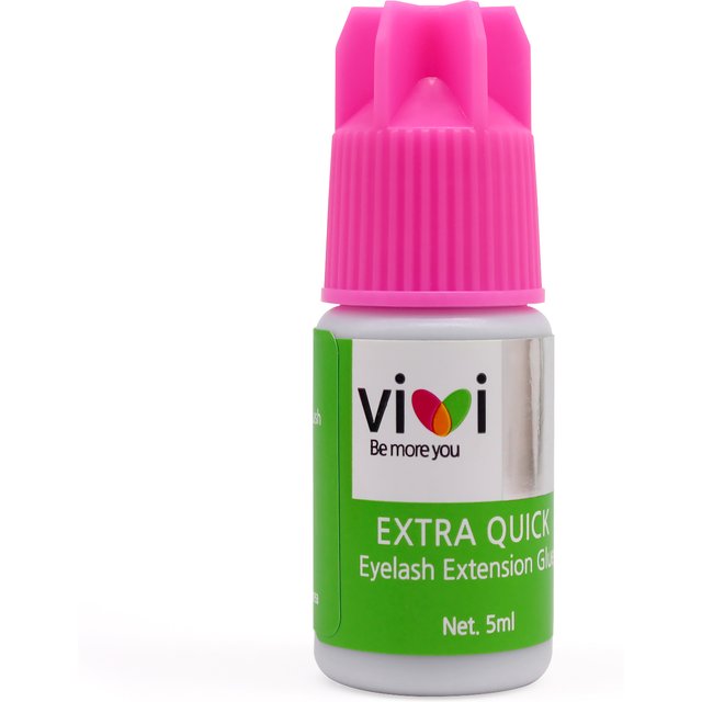 1 Bottle VIVI Glue Original Korea for Eyelash Extensions Supplies 5ml Makeup Tools EXTRA QUICK Wholesale 5ml Pink Cap 1-2s