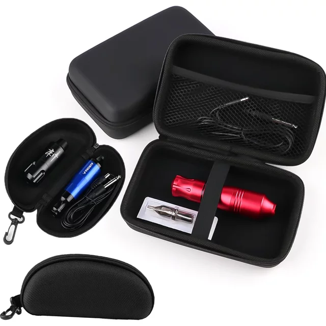 Waterproof Tattoo Supply Storage Bags Portable Tattoo Machine Pen Storage Box Multi-Functional Makeup Case Tattoo Accessories