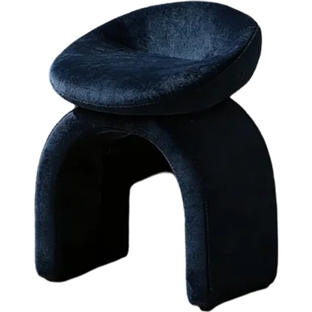 Italian-style dressing chair for bedroom, leisure chair for makeup, high-backed chair with trendy "ins" style backrest