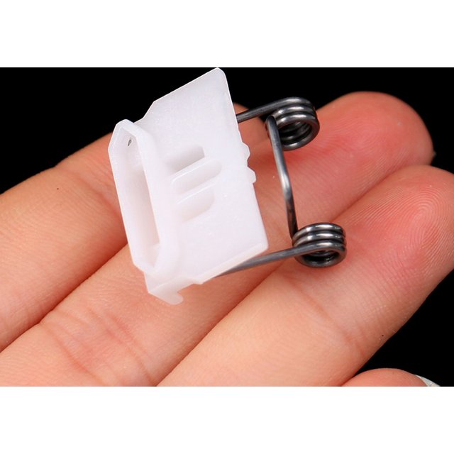 Hair Clipper Coldless Clip Replacement Parts Electric Push Scissors Hair Clipper Plastic Tong Coldless Clip Spring Hair Trimmer