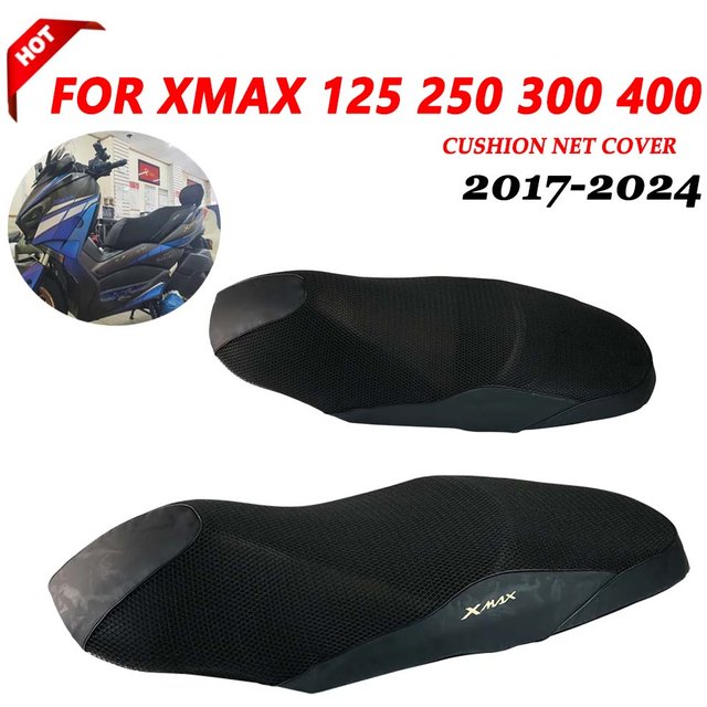 Seat Cushion Cover For Yamaha XMAX 300 XMAX300 XMAX250 XMAX125 X-MAX 250 125 400 Motorcycle Sunscreen Mesh Pad Protection Guard