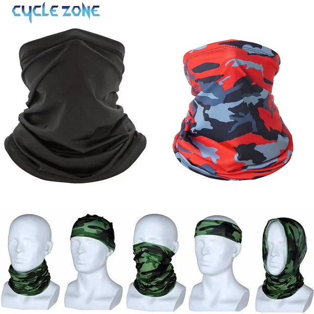 1 pièces masque facial de cyclisme foulard respirant Bandana écharpe cou multifonctionnel Protection