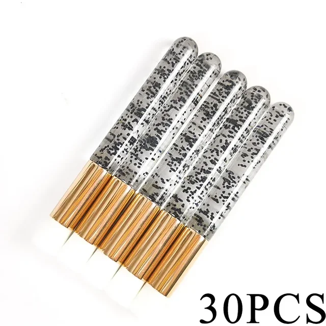 Wholesale 30/50pcs Eyelash Cleaning Brushes Set Glitter Lash Extensions Shampoo Pore Cleansing Makeup Tools for Nose