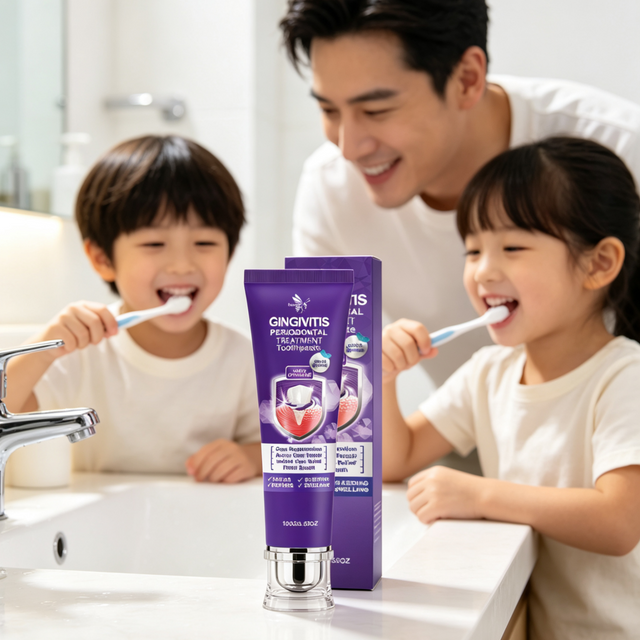 Periodontal Toothpaste Repairing Teeth Whitening Fresh Breath Refreshing Scent Rich Foam Daily Protection Gum Care Toothpaste