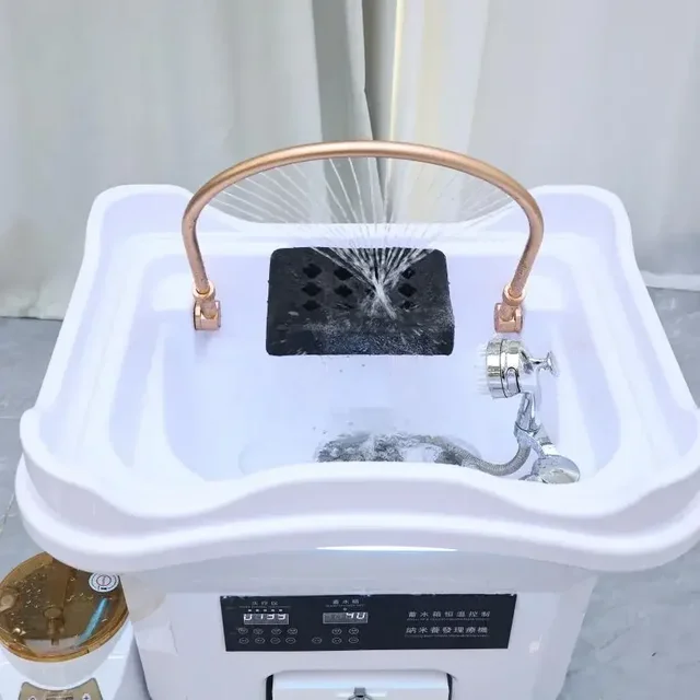Portable Shampoo Basin with Built-in Water Tank for Hair Washing and Mouth Gargling Salon Furniture Fashionable Design