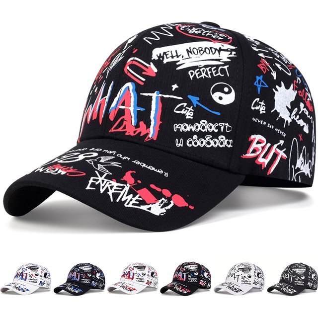 Unisex Letter Printing Snapback Baseball Caps Spring and Autumn Outdoor Adjustable Casual Hats Sunscreen Hat