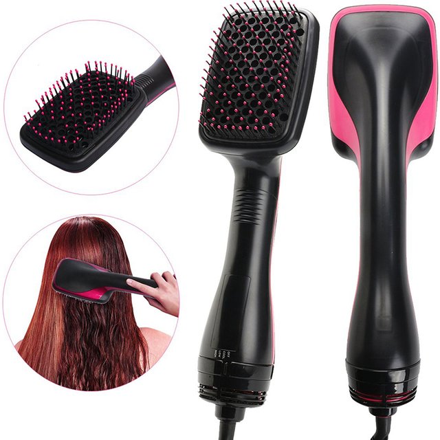 Hair Dryer One Step Electric Hot Air Brush Travel Hairdryer Hairbrush Professional Hair Straightening Hairbrush Styling Tool