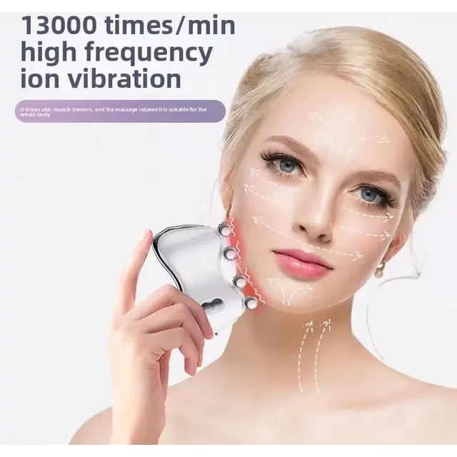 5-in-1 Multifunctional Beauty Device EMS 5 Color LED Electric Facial Micro-current Face Lift Roller Skin Tighten Facial Massage