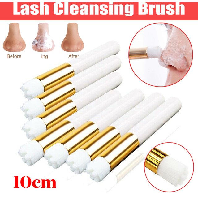 Professional Soft Eyelash Extensions Cleaning Foam Shampoo Cleansing Brush