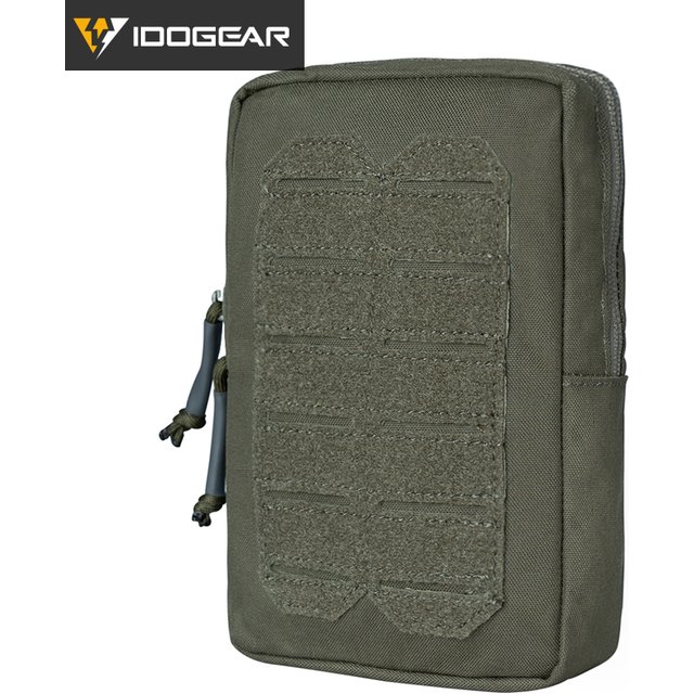 IDOGEAR pochette tactique MOLLE multi-usages compacte EDC petite pochette utilitaire organisateur d'administration pour l'extérieur 500D Nylon 3578